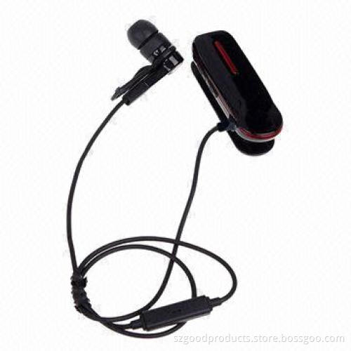 Multi-point Bluetooth Headset with Stylish Design and Could Connect Two Phones at Same Time
